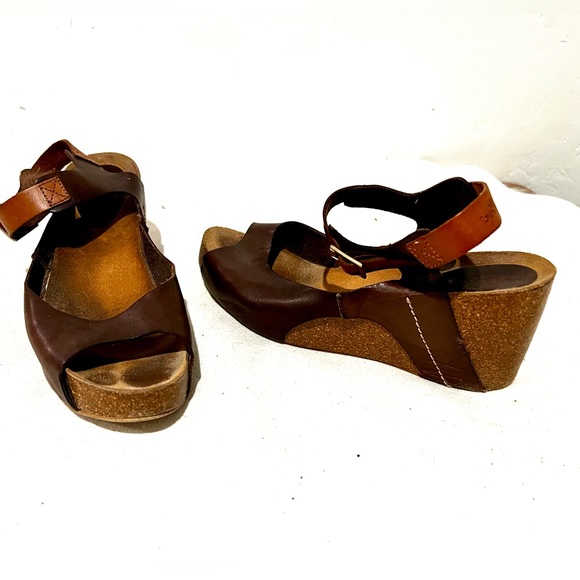Women’s Takeme size 40 Leather Wedge - Picture 1 of 3